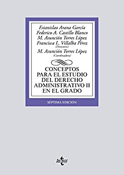 Conceptos para el estudio del Derecho administrativo II en el grado: Séptima edición (Derecho – Biblioteca Universitaria de Editorial Tecnos)