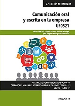 UF0521 – Comunicación oral y escrita en la empresa Microsoft Office 2016