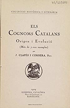 Els cognoms catalans: Origen i evolució (Catalan Edition)