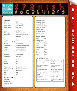 Spanish Vocabulary (Speedy Study Guides)